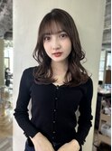 韓国くびれヘア/シースルーバング/サイドバング