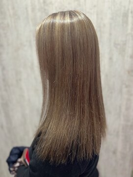 テトテ 門戸厄神店(tetote) 【tetote村山のサロンスタイル】ハイライトミルクティーベージュ