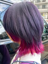シャルティア(SHALLTIA) デザインウルフ【山口市美容室】【山口市ハイトーンカラー】