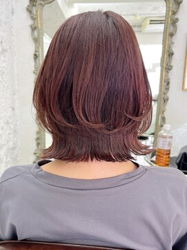 クラン バイ ヘッドライト たまプラーザ店(clan by HEADLIGHT) ウルフボブ/レイヤーボブ/外ハネボブ/ボブウルフ/ミディアム