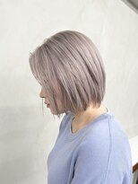 ニコ トウキョウ 渋谷(nico TOKYO)&nbsp;ホワイトグレージュ/髪質改善/ダブルカラー/ケアブリーチ/20代