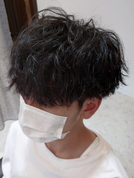 パシフィックダズールコパン(Pacific Dazzle copain) 神戸メンズ　スパイラルパーマ　マッシュ　波巻き　プードル