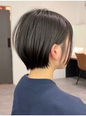 ★小顔前髪レイヤーカットナチュラル透明感ベージュ