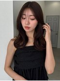 暗髪×くびれ外巻き