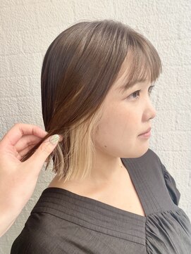 ブルーノ ヘアサロン(BRUNO. hair salon) インナーカラー ベージュ