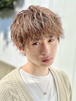 シャドウパーマツイストスパイラルパーマメンズ波巻きパーマ