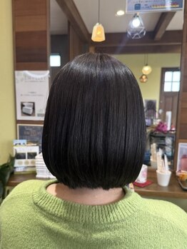 美容室つぼみの写真/白髪染めに見えない”新感覚のカラー材を使用”自然な仕上がりで、繰り返すほどサラサラな手触りに♪