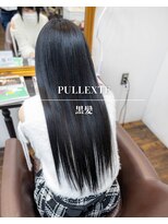 ヘアーメイク ダンス(hair make DANCE) プルエクステダイヤ黒髪！  重ためボブでも馴染ませます！