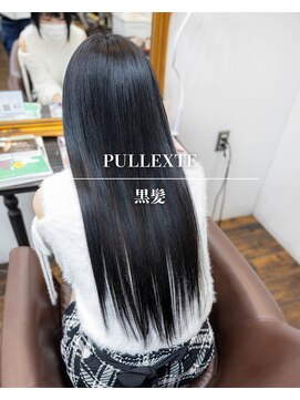 ヘアーメイク ダンス(hair make DANCE) プルエクステダイヤ黒髪！  重ためボブでも馴染ませます！