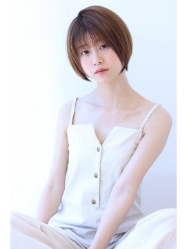 オーロ 宝塚店(ORO) 20代30代40代50代ボブルフネビージュ小顔ワンレンショート