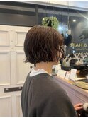 ボブ×パーマ
