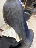 アレンヘアー 郡山開成店(ALLEN hair)&nbsp;ツートンカラー/ブルーシルバー/髪質改善/郡山/郡山開成