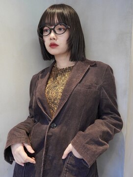 ニコ トウキョウ ヨコハマ(nico) ミニボブ/切りっぱなし/ボブ/縮毛矯正/タッセルボブ