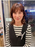 大人のウルフパーマ