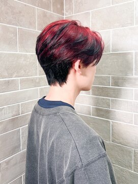 トリエラ 池袋(TRIELA) エンドカラーセンターパートマッシュ