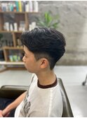 流れる縮毛矯正『フェザーパーマ風』