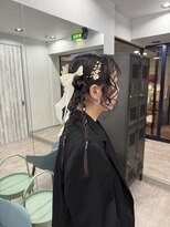 マグネ(magne)&nbsp;卒業式ヘアアレンジ