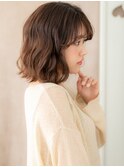 大人可愛い切りっぱなし小顔ゆるふわミディアムY北浦和20代30代