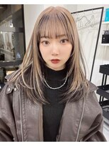 ラ キング(LA KING)&nbsp;黒髪/クラゲヘアー/オリーブグレー/小顔/ココアベージュ/栄