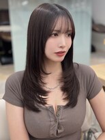 ソラ 広尾店(SORA)&nbsp;ミディアムレイヤーカット/顔周りカット