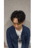 フェザーパーマ/ショート/メンズ/トレンド