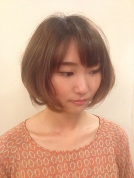 フィール ヘアーアンドメイク(FEEL HAIR&MAKE) 癖を生かしたふわっとボブ