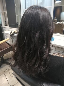 リンクリンク バイ エール 生駒(LINK LINK by aile) 【LINK LINK難波店】透明×寒色 モノトーングレージュ