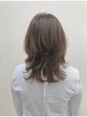 くびれ/ウルフ/暖色系カラー/髪質改善/レイヤーカット/40代50代