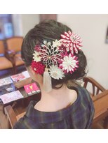 ヘアー デザイン ブランケット(Hair Design Blanket) 卒業式ヘアセット*