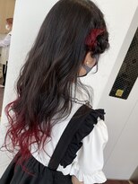 モードケーズ ハーズ 高槻(MODE K's Hers) 羊ヘアーグラデーションレッド【ヘアセット】