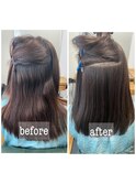 【髪質改善】縮毛矯正/艶髪/ストレート/美髪