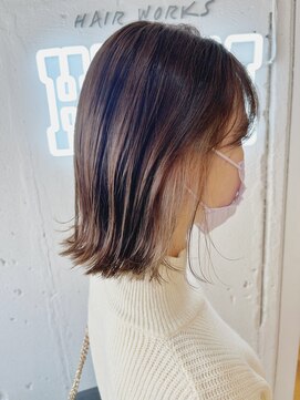ヘアーワークス ヘルム 渋谷店(HAIR WORKS HELM) [HELM渋谷]チラッとインナーカラー☆