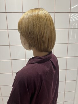 ロンドルーチェ 心斎橋(Lond luce) ダークアッシュ/ミディアムレイヤーカット［髪質改善/縮毛矯正］