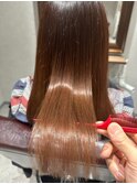 美髪ストレート×酸熱トリートメント