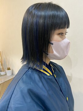 メル ヨコハマ(MeL) ...navy × high low light...