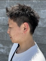 ニアウ 伊勢崎連取店(Niau)&nbsp;メンズマッシュパーマボックスショートスパイキーショート