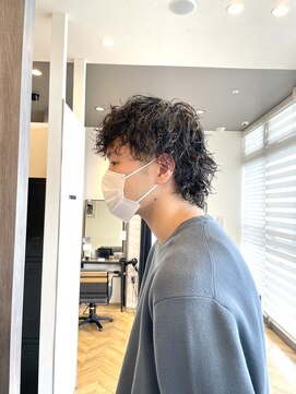 リシュール イオンタウン豊中緑丘店(RICHOUR hair produce) ウルフカット×スパイラルパーマ