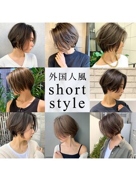 トルネード(TORNADO) 外国人風前下がりショートスタイル　n7.18