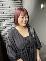 ロティー(loty)&nbsp;【hono】ピンクベージュブラウン/柔らかいボブ/ミニボブ