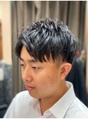 メンズ/ショート/パーマ/マッシュ/ウルフ/バーバー/ツーブロ