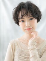 ドクターズ サロン ラブ(Dr's Salon LAB)&nbsp;黒髪くすみカラーくせ毛風マッシュパーマh古河20代30代40代