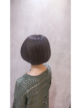 フィゼル あべのルシアス店(Aujua fizelle) 馴染ませハイライトショートボブ