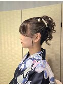 浴衣ヘア♪おだんごヘア