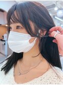 ミディアム/韓国風/レイヤーカット/顔回りカット/柏駅