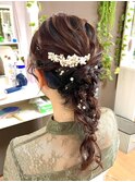 編みおろしヘア【品川/ヘアセット】
