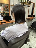 シールドヘアー 沖縄 新都心(C'LD Hair)&nbsp;那覇/新都心/おもろまち/ロブ/切りっぱなしボブ/カット