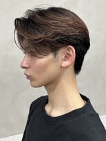 ニコ トウキョウ 渋谷(nico TOKYO)&nbsp;刈り上げセンターパートテーパーフェードカットニュアンスパーマ