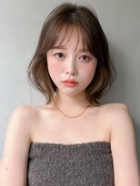 リヤン 表参道(lyann)&nbsp;フェイスフレーミング大人可愛いモテ髪暗めカラー#540f1001