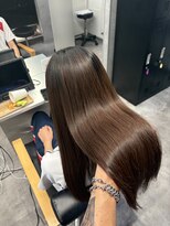 キング 梅田店(K!ng)&nbsp;縮毛矯正髪質改善ハイライトレイヤーカット梅田美容室エクステ