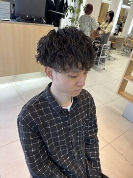 ヴァンカウンシル 金山(VANCOUNCIL kanayama) ホワイトグレージュミニウルフデジタルパーマMO 8